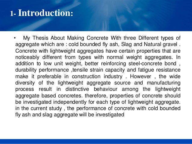 Phd thesis fly ash use