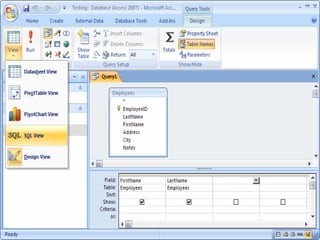 Microsoft Access 2007 | PPT