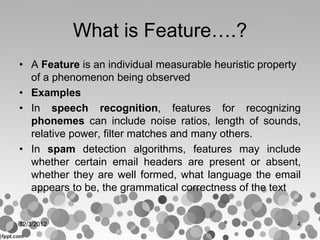 Pattern And Feature Example Seminar(Pattern Recognition) | PDF