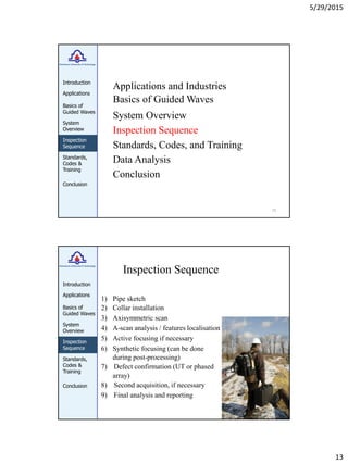 Ultrasonic guided waves application on oil and gas pipeline | PDF