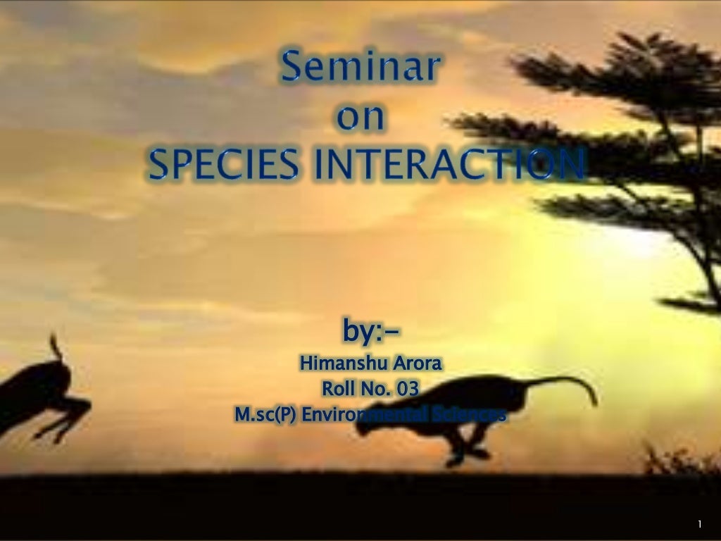 Species Interaction