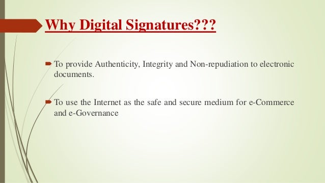 ppt of digital signature Digital signature seminar ppt.