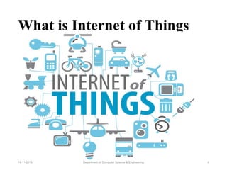 What is Internet of Things
Department of Computer Science & Engineering 419-11-2015
 