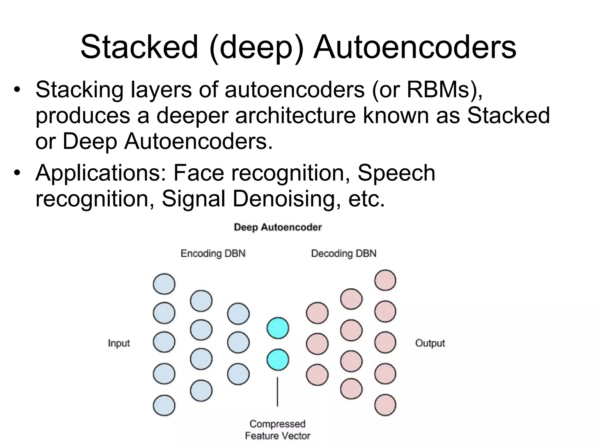 Intro to Deep learning - Autoencoders | PPT