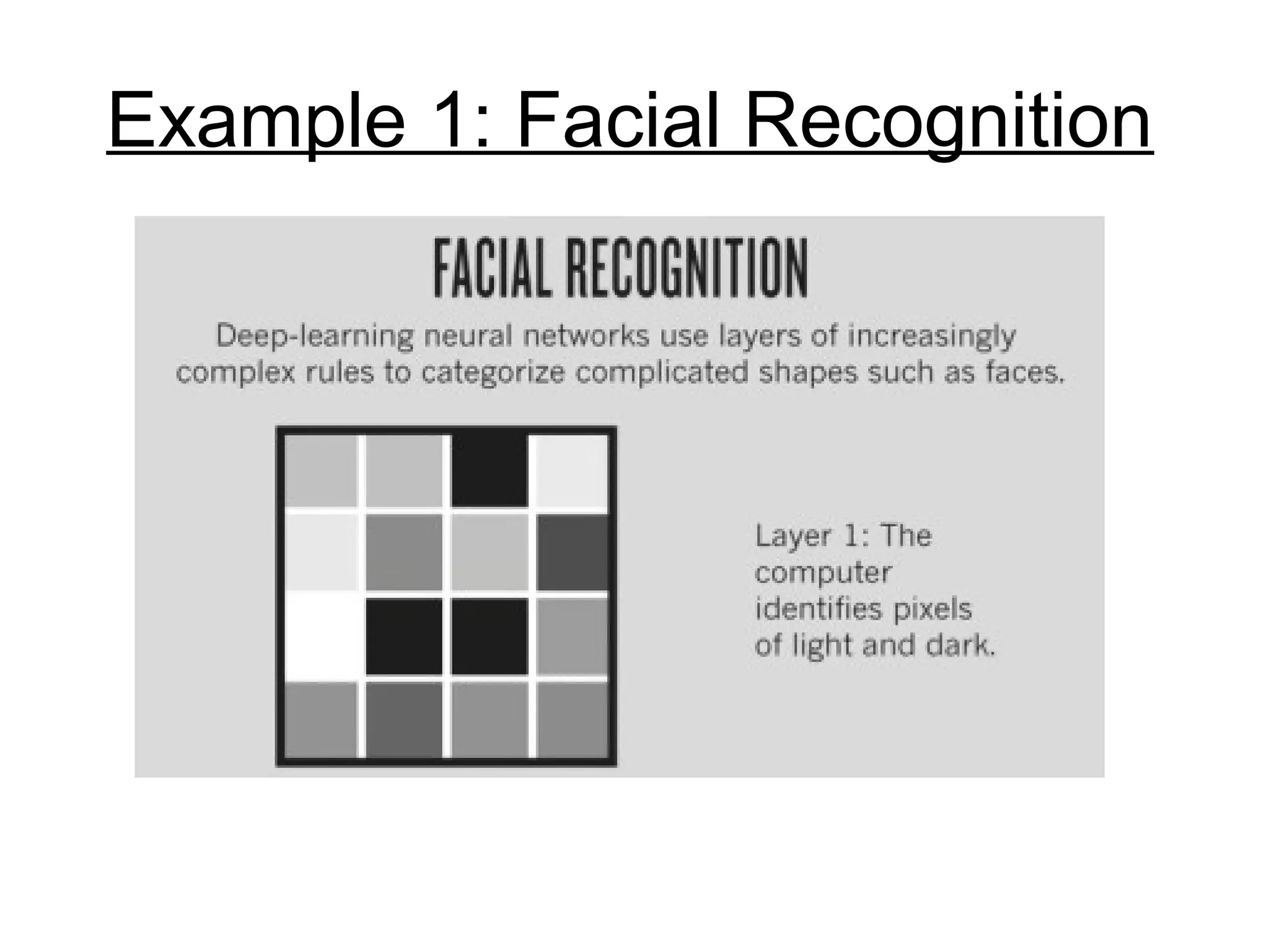 Example 1: Facial Recognition
 