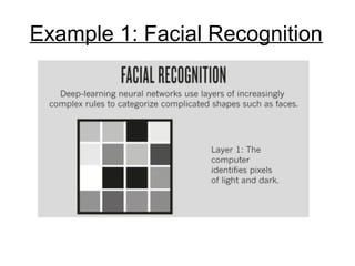Example 1: Facial Recognition
 