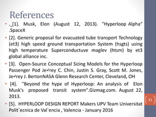 hyperloop transportation | PPTX