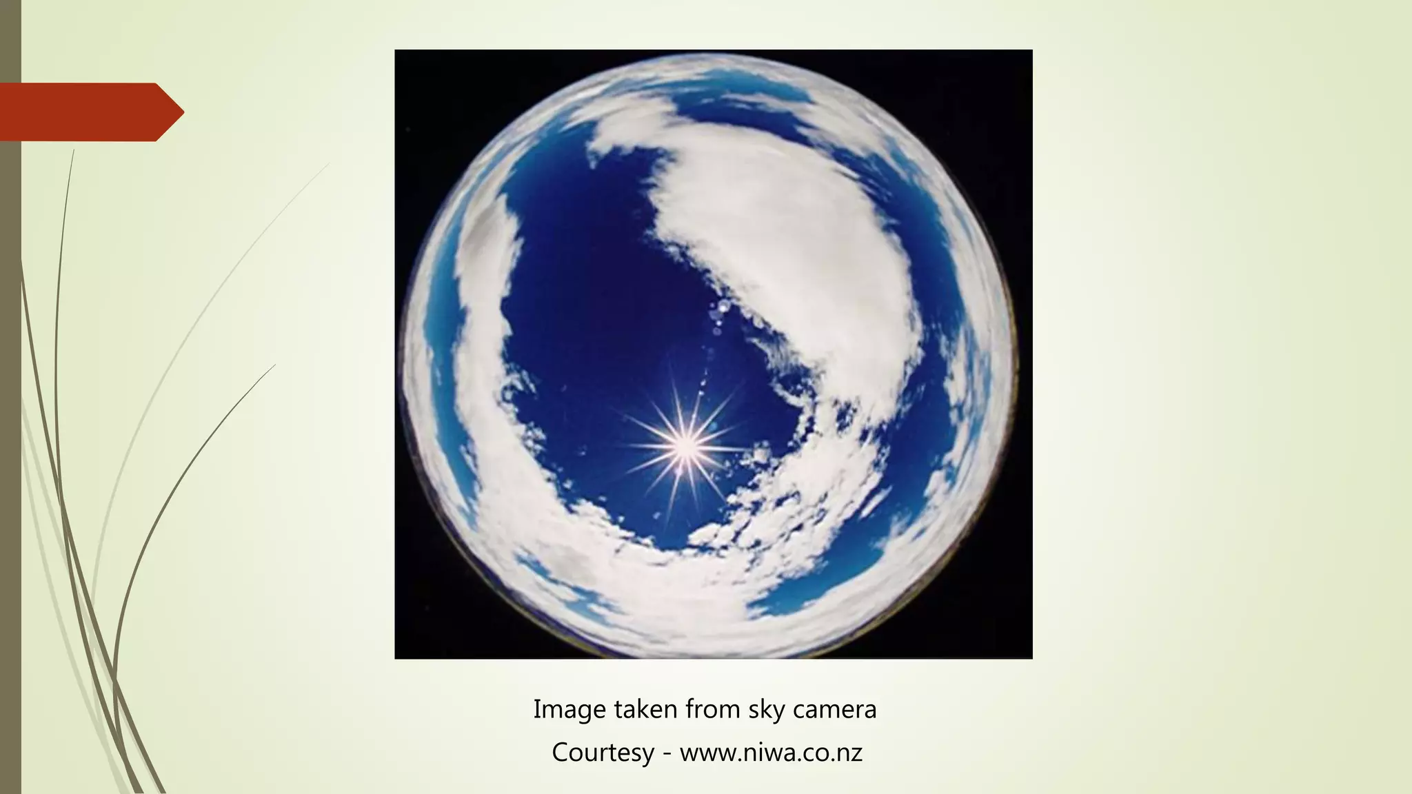 Image taken from sky camera
Courtesy - www.niwa.co.nz
 