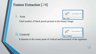 Offline signature verification based on geometric feature extraction ...