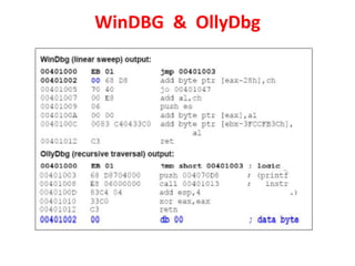 WinDBG & OllyDbg
.
 