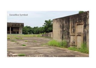 Swastika Symbol
Source - Turner, T. (Director). (2015). Chandigarh 1 (of 4): Le Corbusier’s urban design and planning [Motion Picture].
 