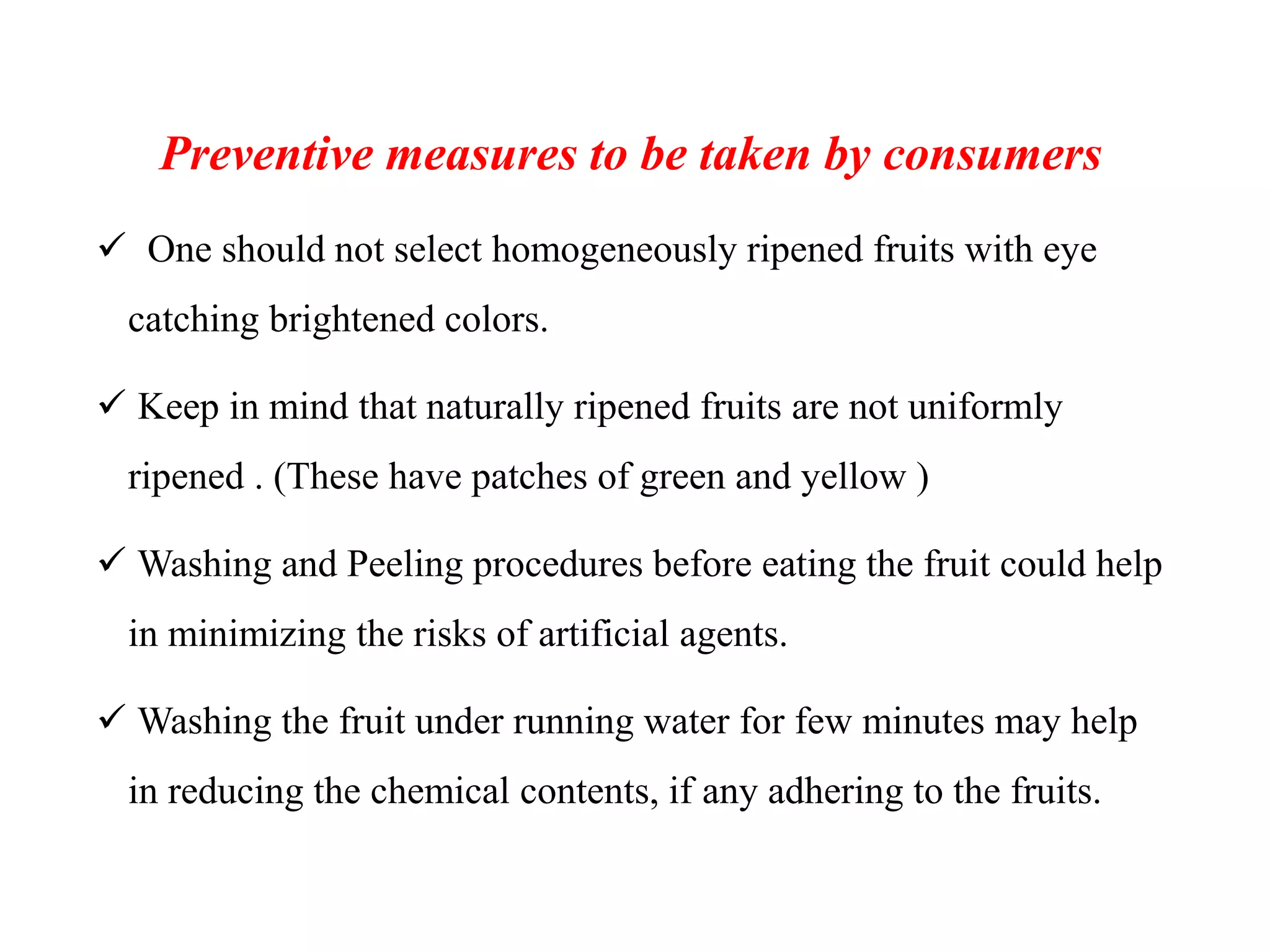 Artificial ripening of fruits PPT