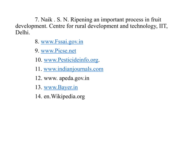 Artificial ripening of fruits | PPTX | Agriculture | Industries