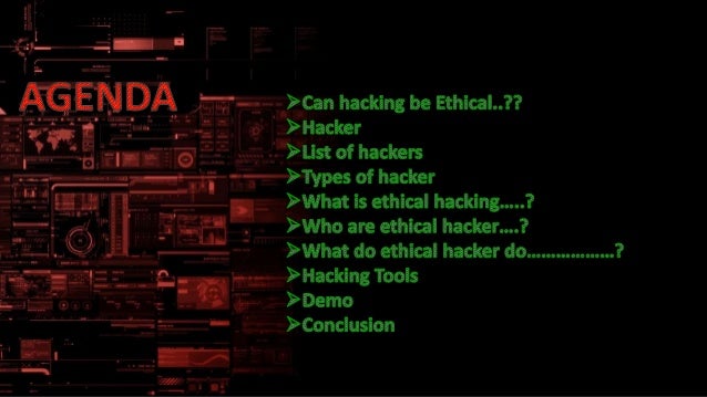 Hacking Tools And Techniques Ppt Slides