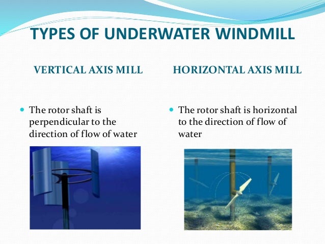 UNDERWATER WINDMILL