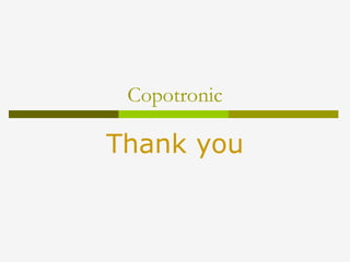 Copotronic
Thank you
 
