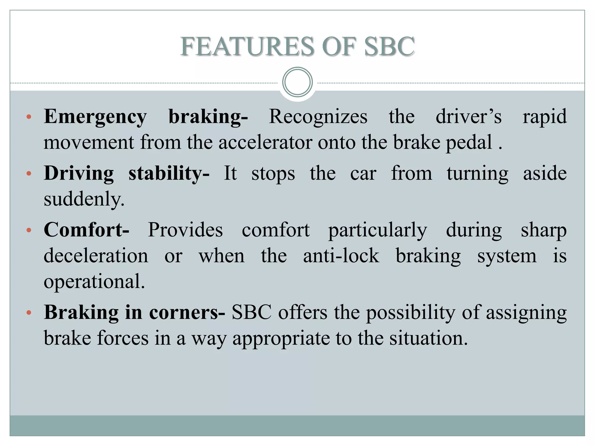 Sensotronic Brake Control PPT