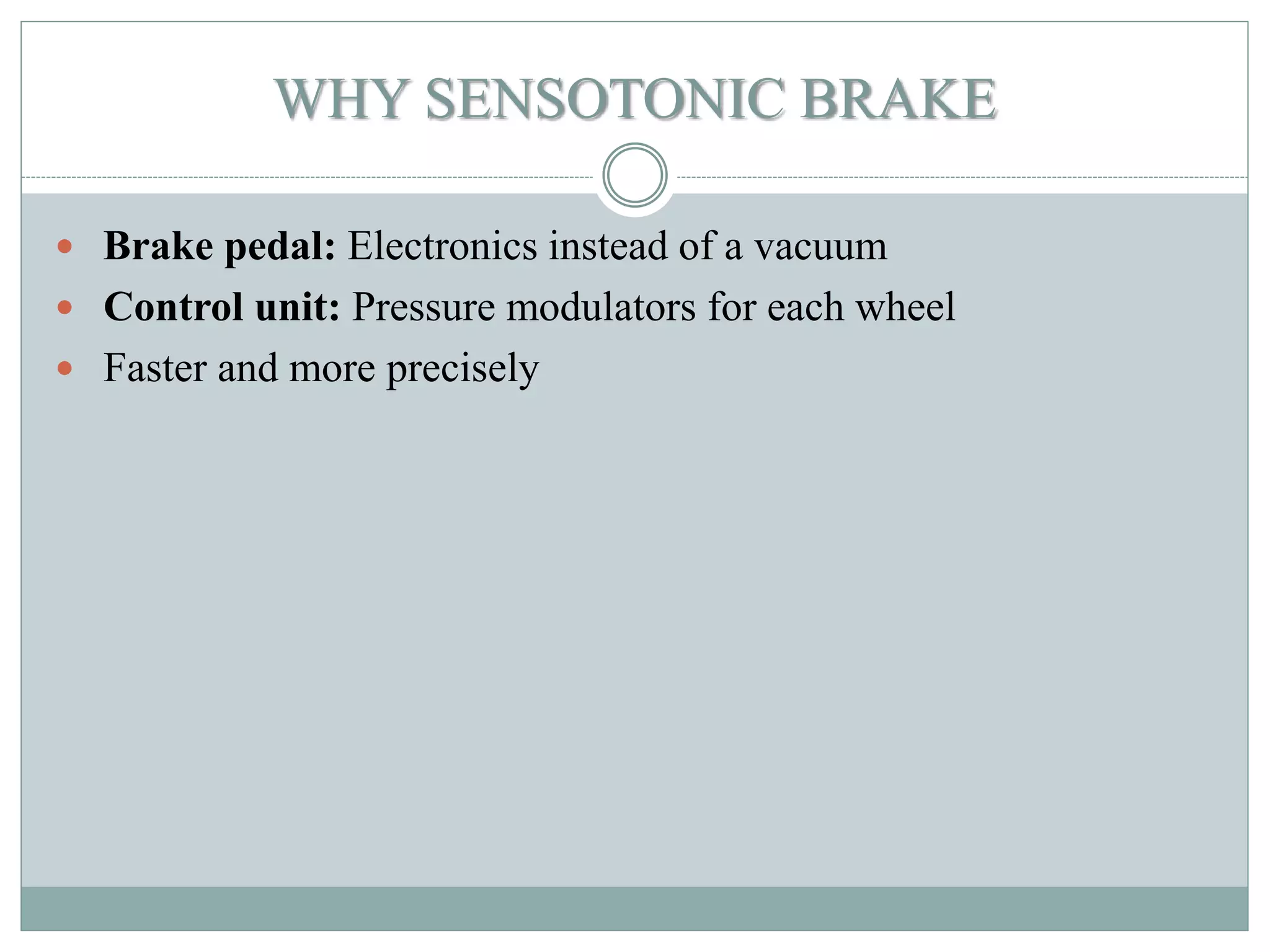 Sensotronic Brake Control | PPTX