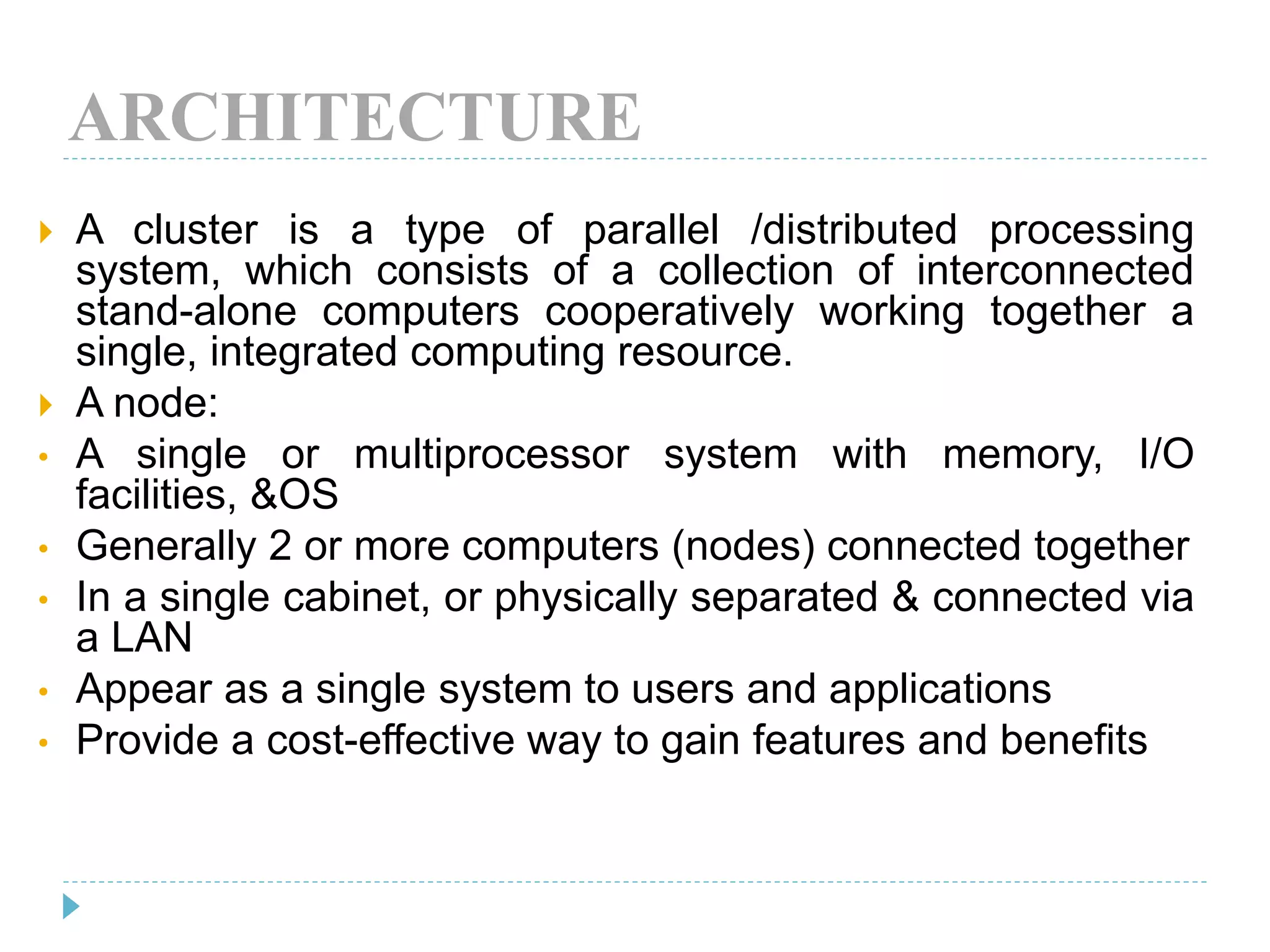 Cluster Computing | PPTX