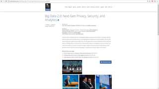 Privacy & Security in Big Data | PDF