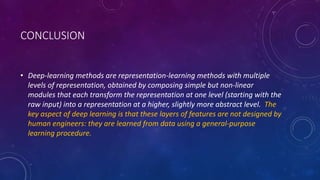 Deep learning | PPTX