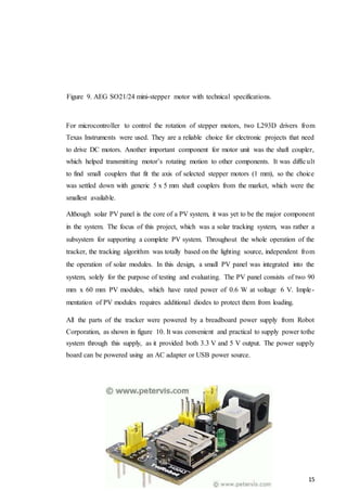 SOLAR ENERGY TRACKER SYSTEM SEMINAR REPORT | DOCX