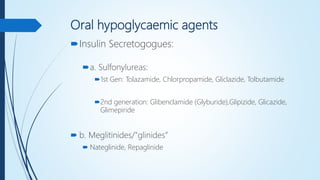 Seminar 1 (diabetes) | PPTX