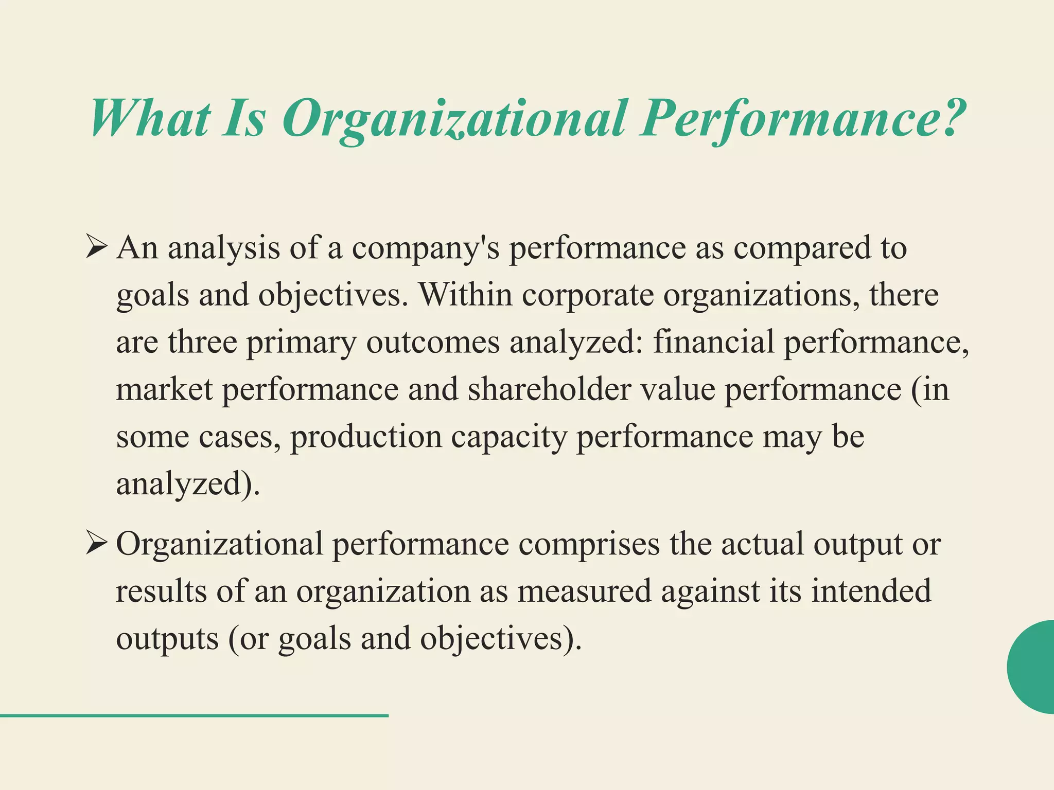 Organizational Performance Examples Uk Controlling for Organizational Performance | PPTX
