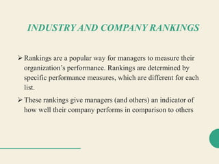 Ranking Performance 7 Ranking Controlling for Organizational Performance | PPTX