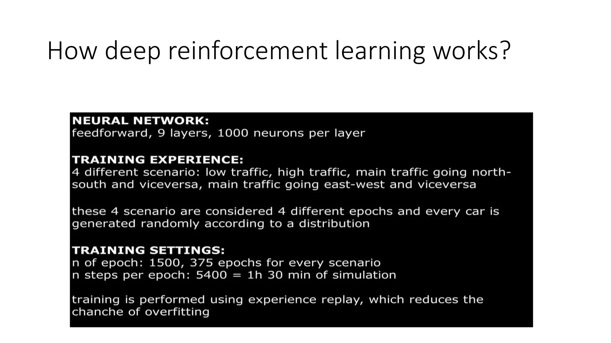 Deep reinforcement learning for traffic light cycle control | PPT 