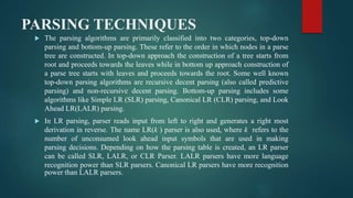 Parsing | PPT
