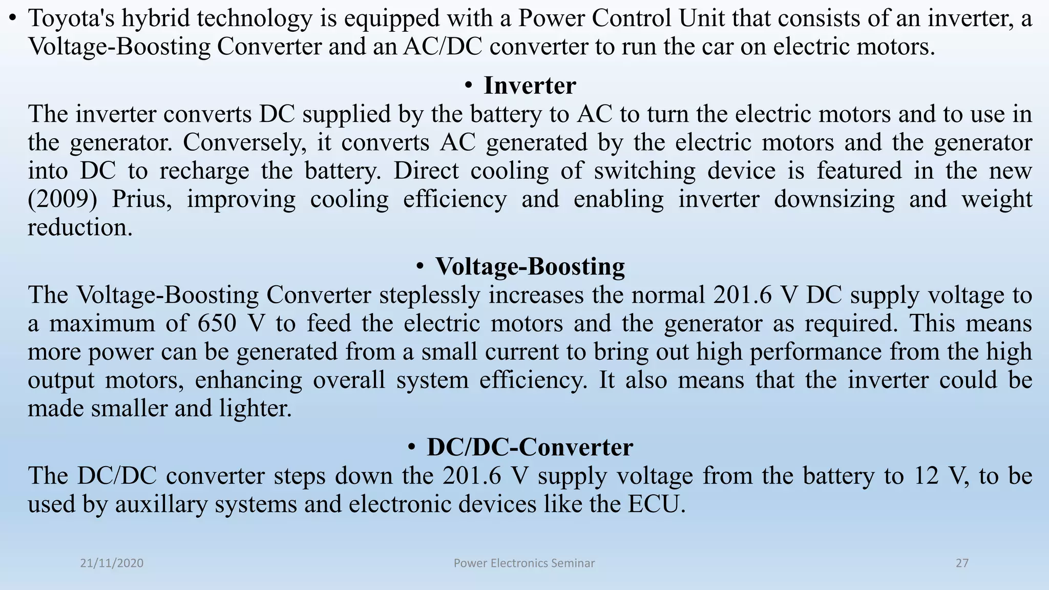 Hybrid vehicle architecture | PPTX