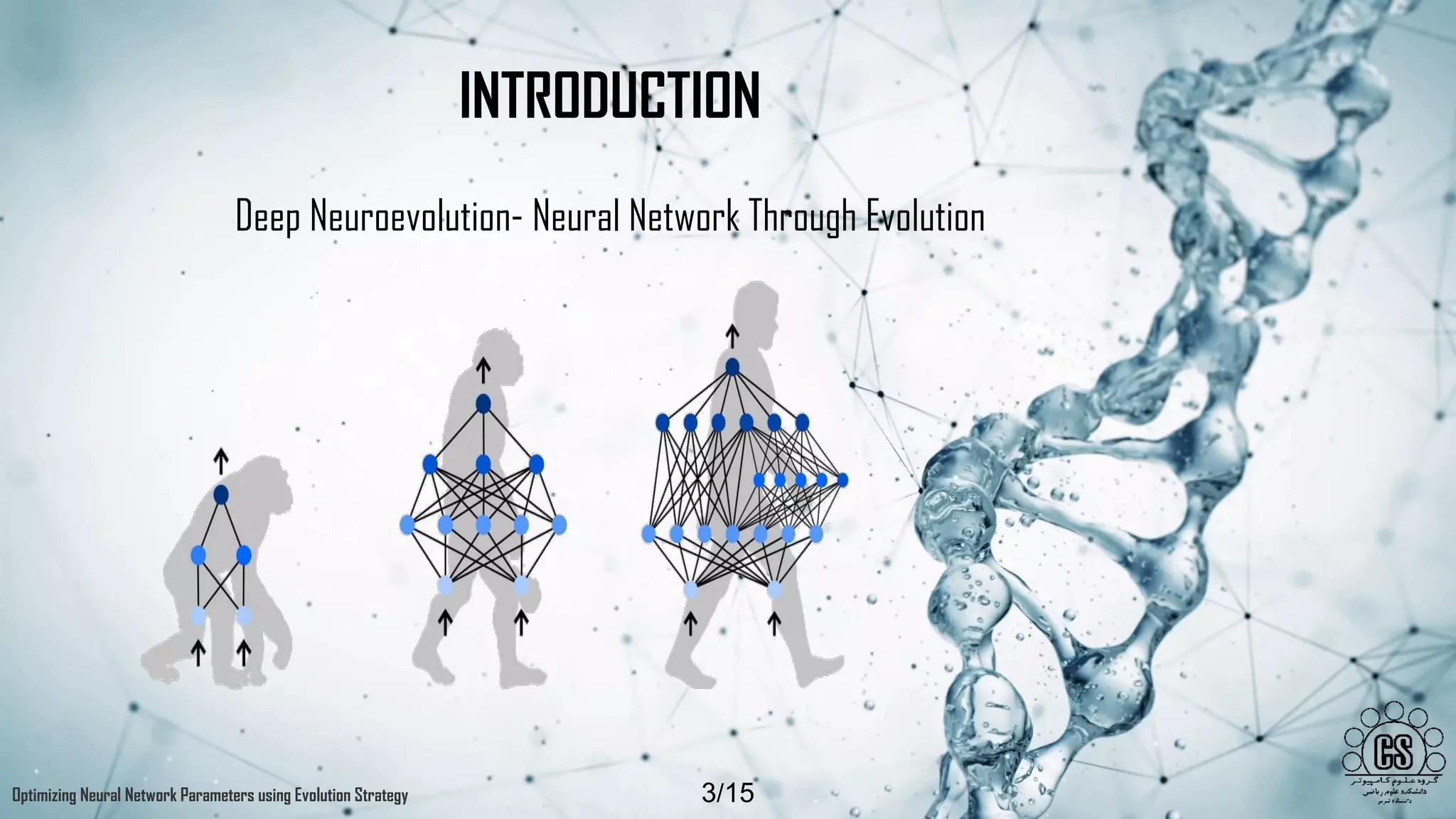 OPTIMIZING NEURAL NETWORK PARAMETERS USING EVOLUTION STRATEGY