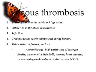 THROMBOEMBOLIC DISORDERS IN PREGNANCY