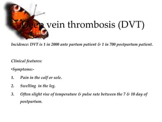THROMBOEMBOLIC DISORDERS IN PREGNANCY