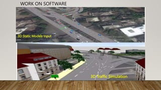 3D Static Models Input
WORK ON SOFTWARE
3D Traffic Simulation
 