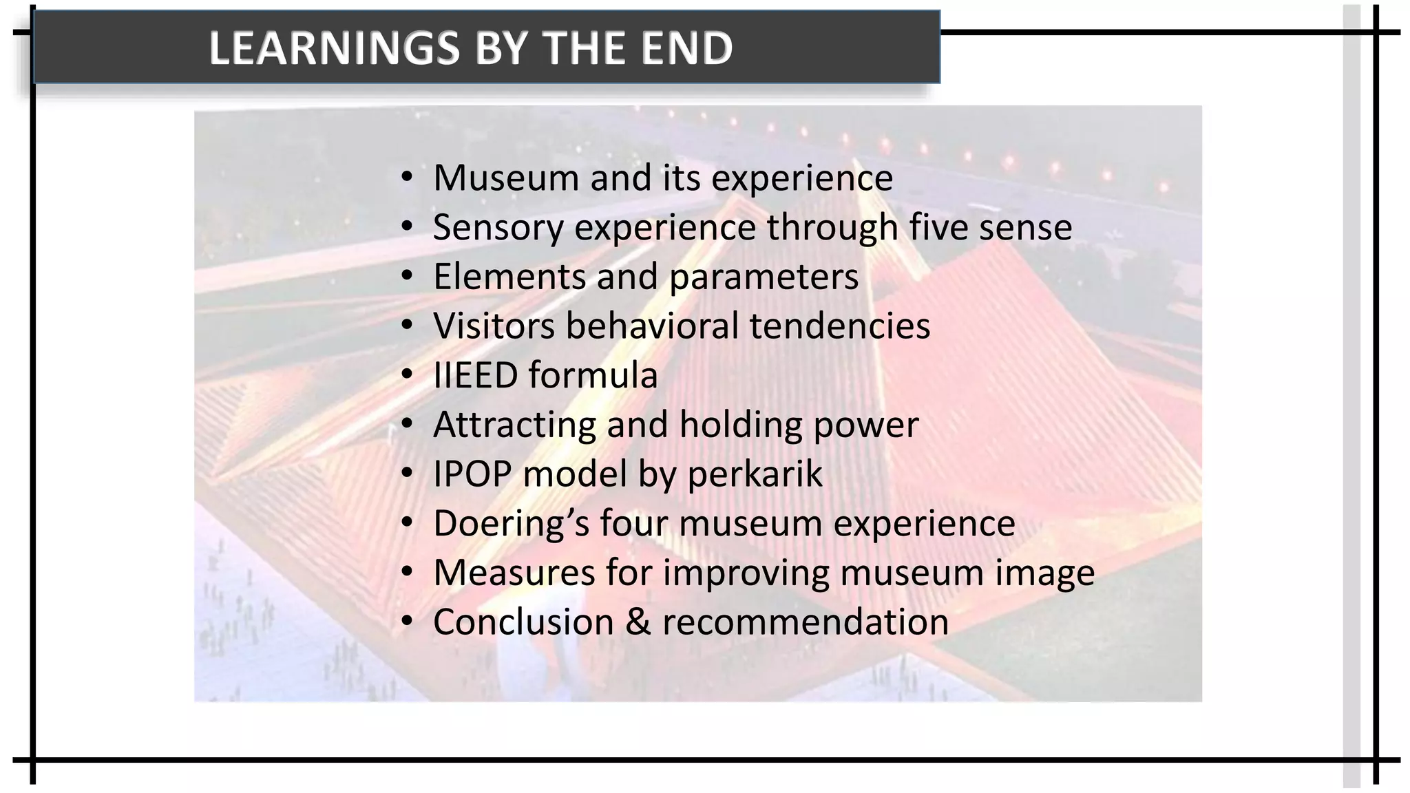 Sensory Experience in Museum by Priyanka Karn | PDF