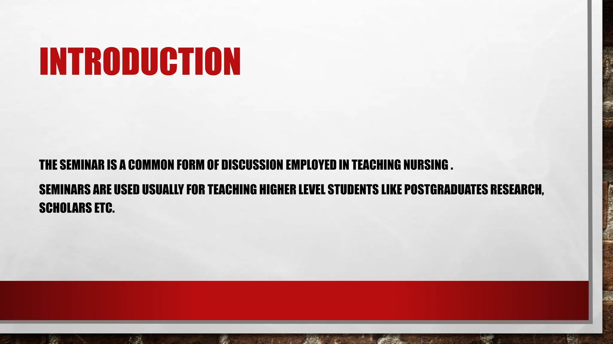 seminar ..pptx b.sc nursing students.... | PPTX