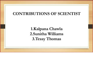 Seminar contributions of scienticts .pptx