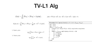 TV-L1 Alg
 