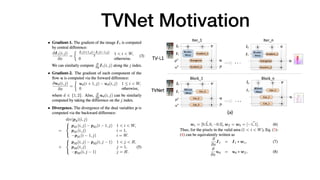 TVNet Motivation
 