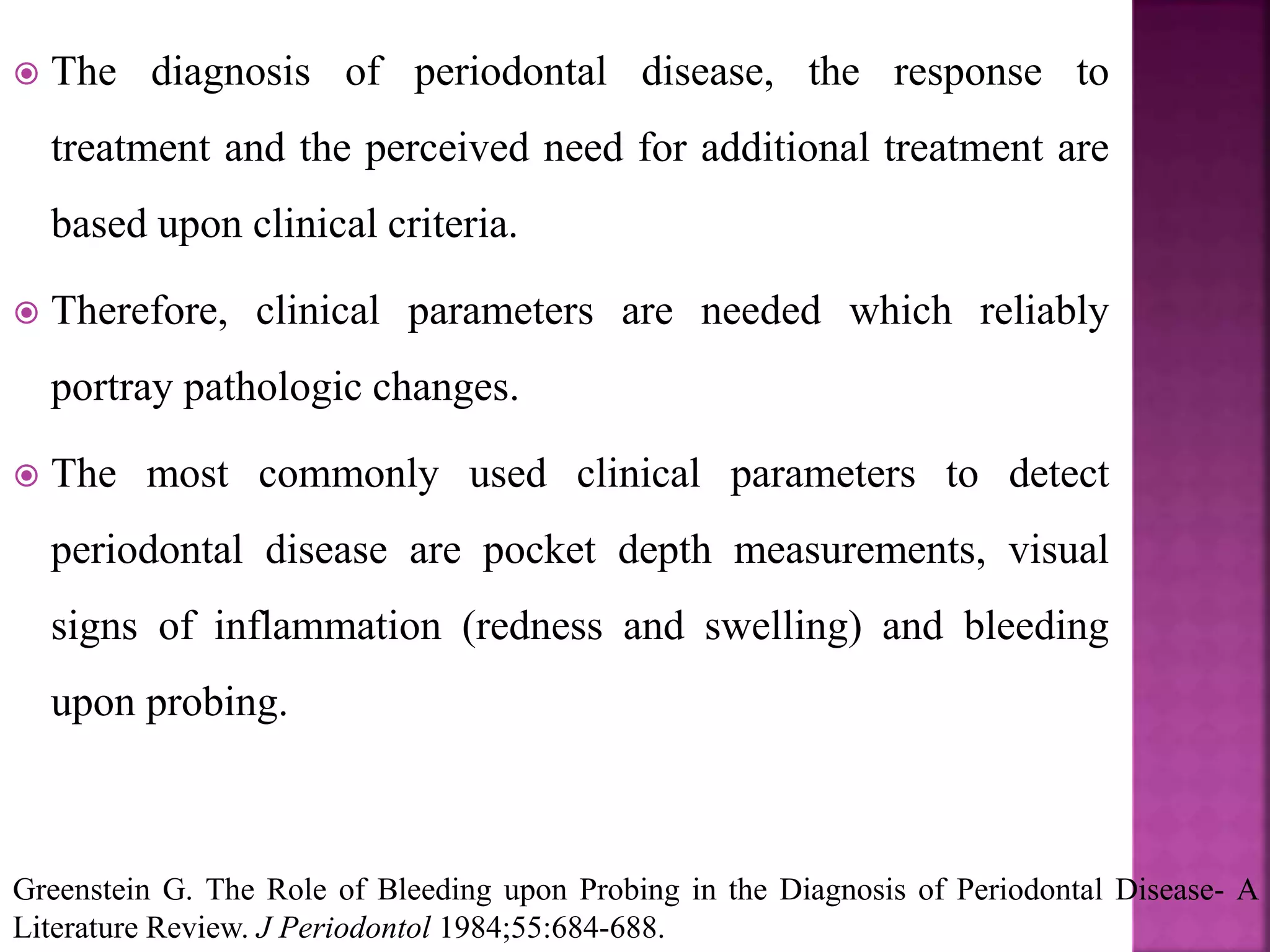 bleeding on probing | PPTX