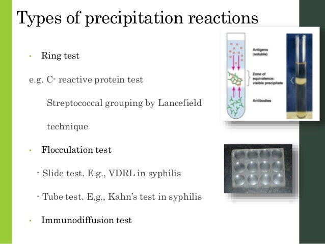 Ring Test Precipitation Reaction Ring Test Precipitation Reaction