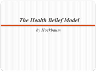 behavioural models in health promotion