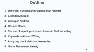 Mastering Abstract Writing for Academic Research and Conference ...