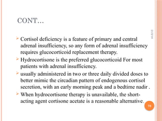 Cortisone Pattern Seminar-Adrenal Insuffieciency by Dr.Teshale K.-final.pptx