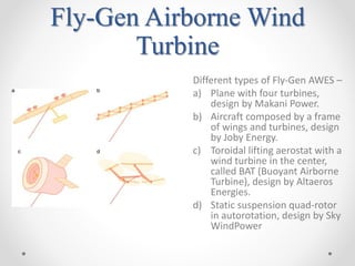 Seminar airborne wind turbines | PPTX