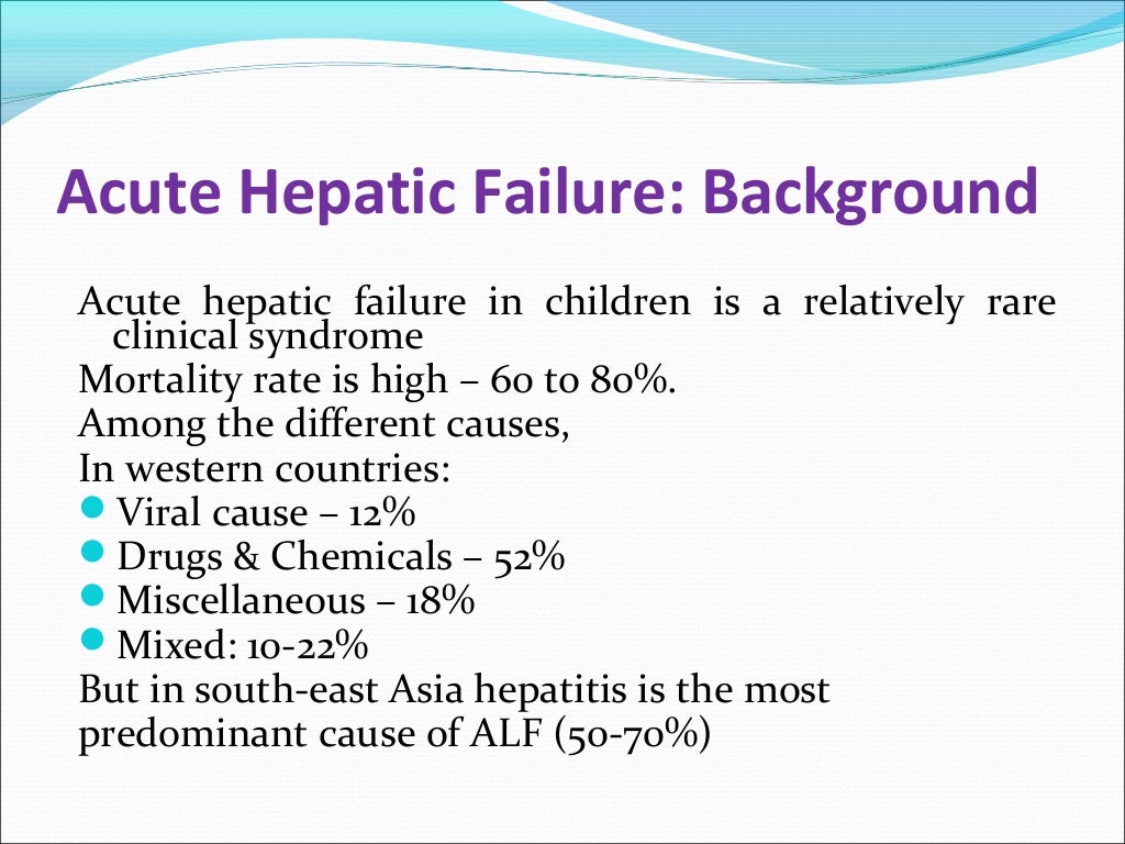 Acute Liver Failure