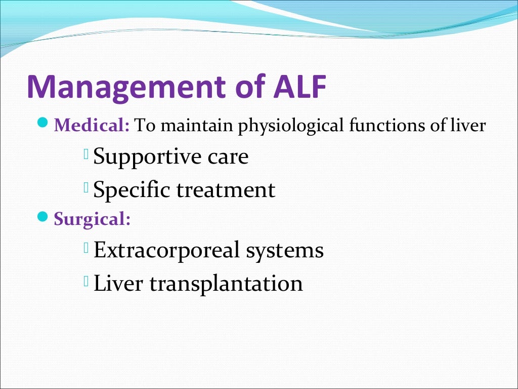Acute Liver Failure