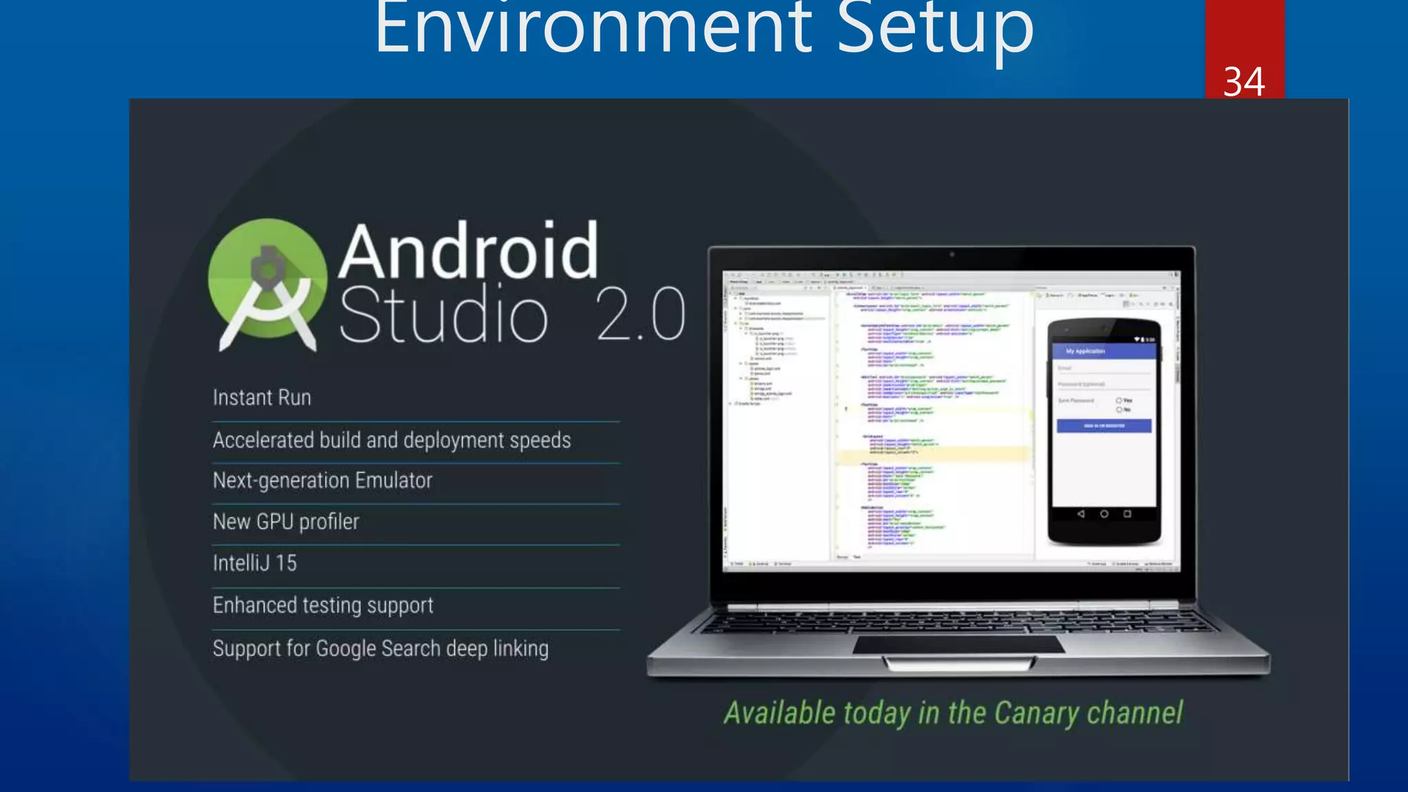 Environment Setup 34 